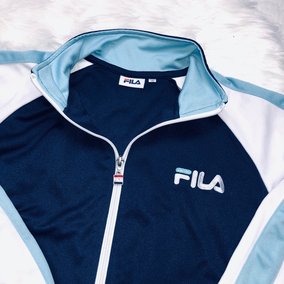 Fila Zip Up Tracksuit  With Contrast Details Sz. S - Picture 3 of 8
